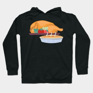 Turkey and Pie Hoodie